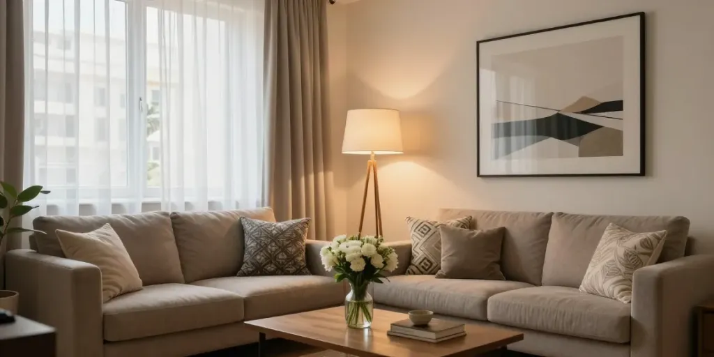 Elegant and inviting discreet apartments in Ramat Gan with a cozy ambiance.