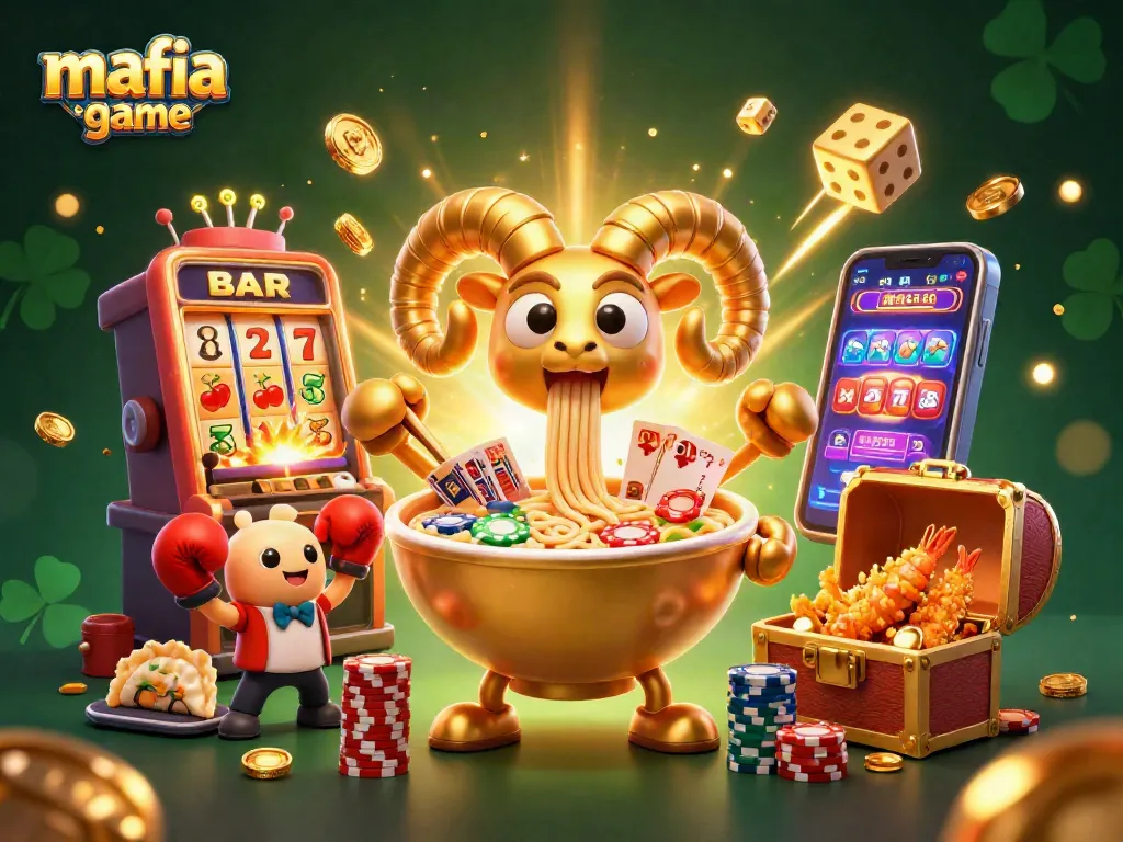 Spin and win at mafia casino game with vibrant characters, cards, and dazzling jackpots!